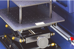 Adjustable z-axis table