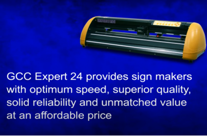 GCC-Expert 24 Cutting Plotter with voice over